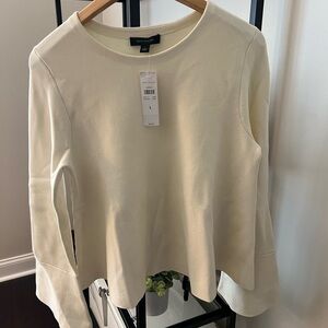 Ivory bell sleeve sweater